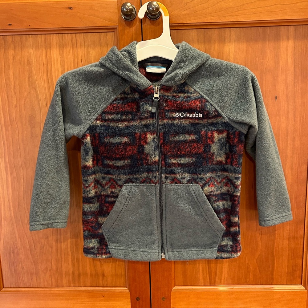 Columbia Multicolor Fleece Jacket with Hood